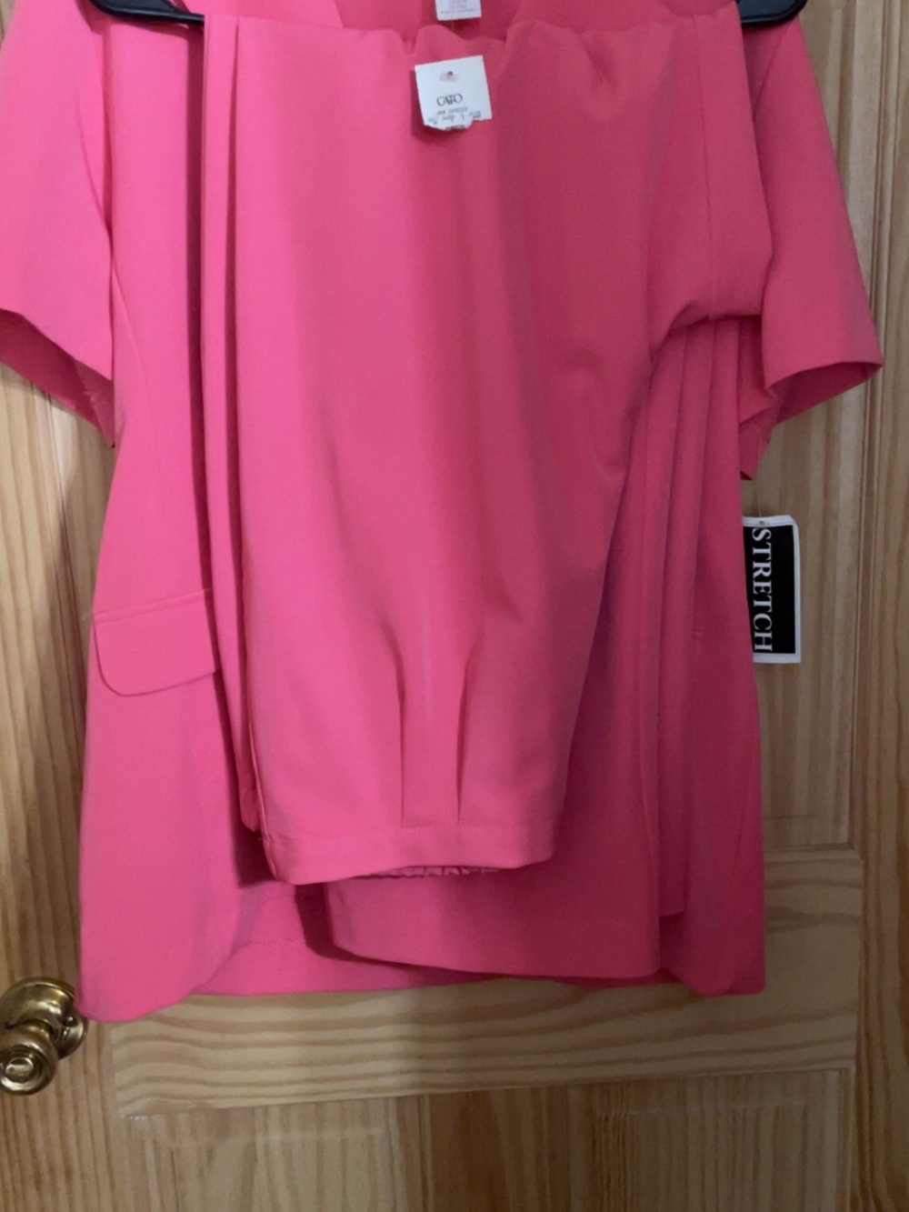 Studio C Hot Pink Women's Top and Pants Set